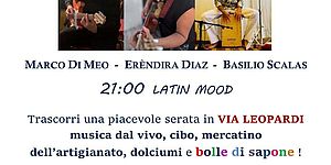 Locandina Una Sera in Via Leopardi