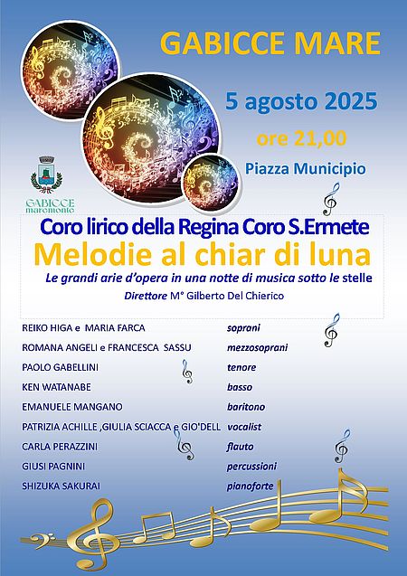 Locandina coro lirico 5 agosto