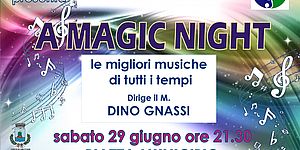 immagine locandina concerto con note musicali