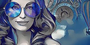 illustrazione volto donna