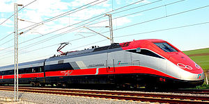 treno in corsa