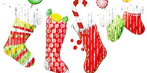 immagine calze con dolci