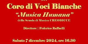 7 dicembre Voci Bianche