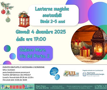 Locandina Laboratorio 4 dicembre Lanterne Magiche