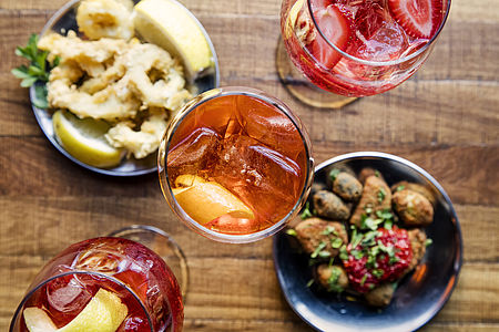 foto snack e bevande