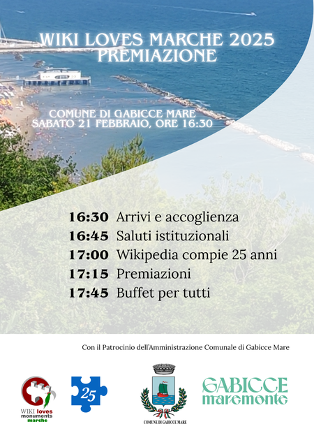 Locandina Premiazione Wiki Loves Marche