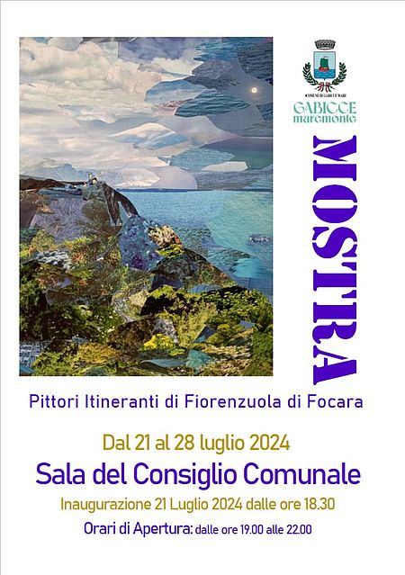 Locandina pittori Fiorenzuola di Focara
