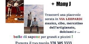 Locandina Una sera in Via Leopardi