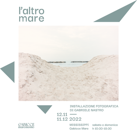 Manifesto installazione fotografica Gabriele Nastro