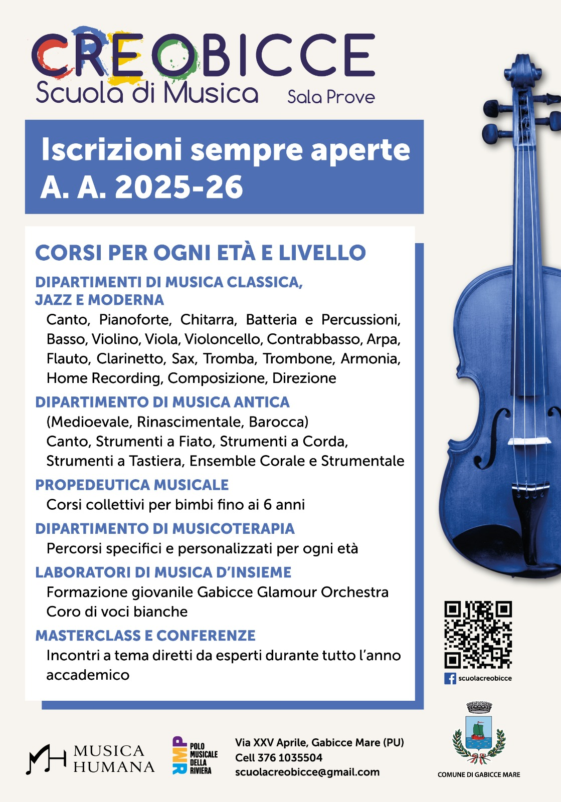 Scuola di musica Creobicce