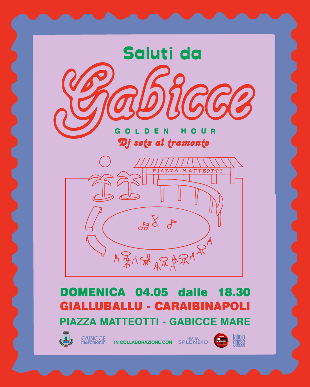 Saluti da Gabicce 4 maggio